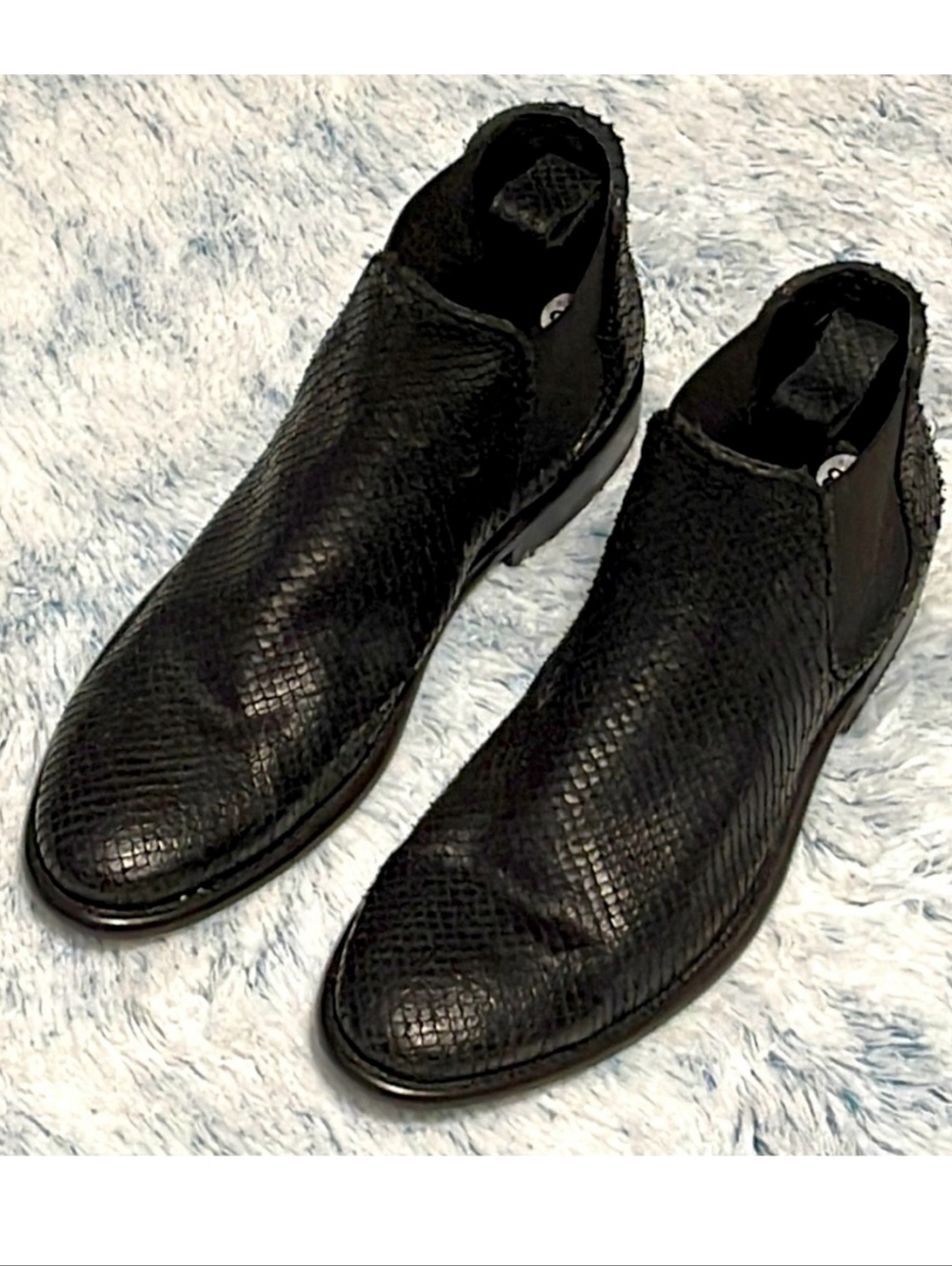 Old Gringo Black Python Boots Size 8 1/2